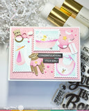 Postage Collage Baby Icons Die
