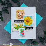 Postage Collage Harvest Stencil
