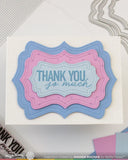 Nesting Piercing Fancy Labels Die