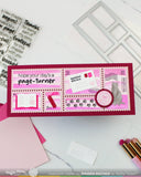 Postage Collage Slimline Inner Blocks Stencil