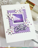 Square Postage - Wave Stencil