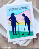 Golfing Silhouettes Die