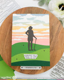 Golfing Silhouettes Die
