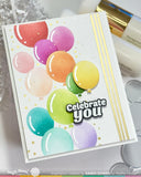 Balloon Cluster Stencil for A2 A6 A7