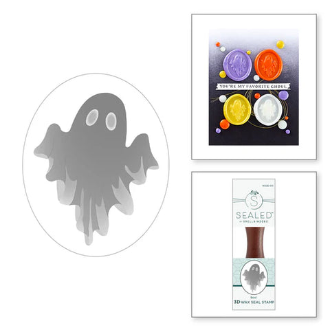 Boo! 3D Wax Seal from the Happy Haunting Collection