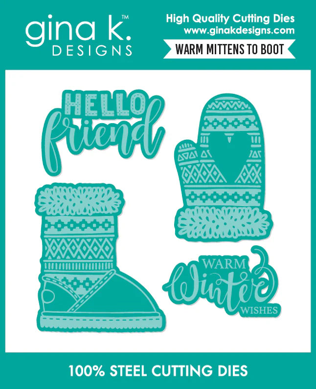 Warm Mittens to Boots Die Set