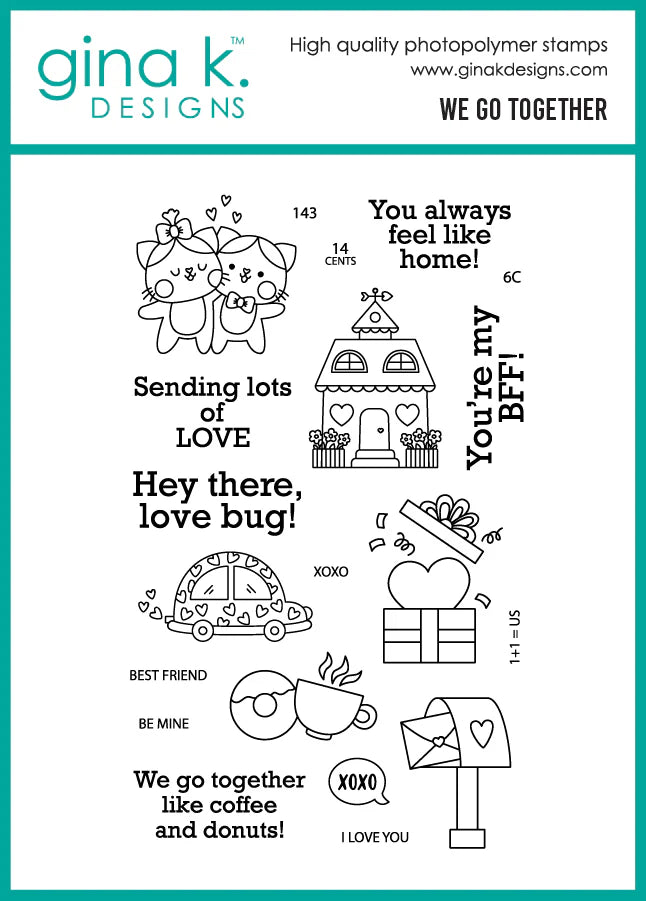 We Go Together Stamp Set