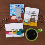 Coffee or Tea Stamp & Cut