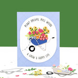 Wheelbarrow Wishes Stamp Set (4 x 4)