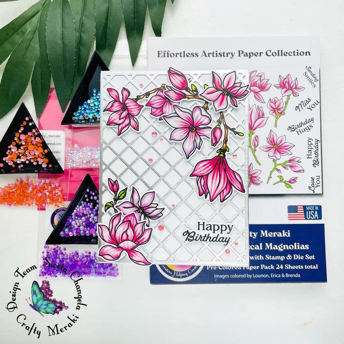 EAP - Whimsical Magnolias Paper Pad