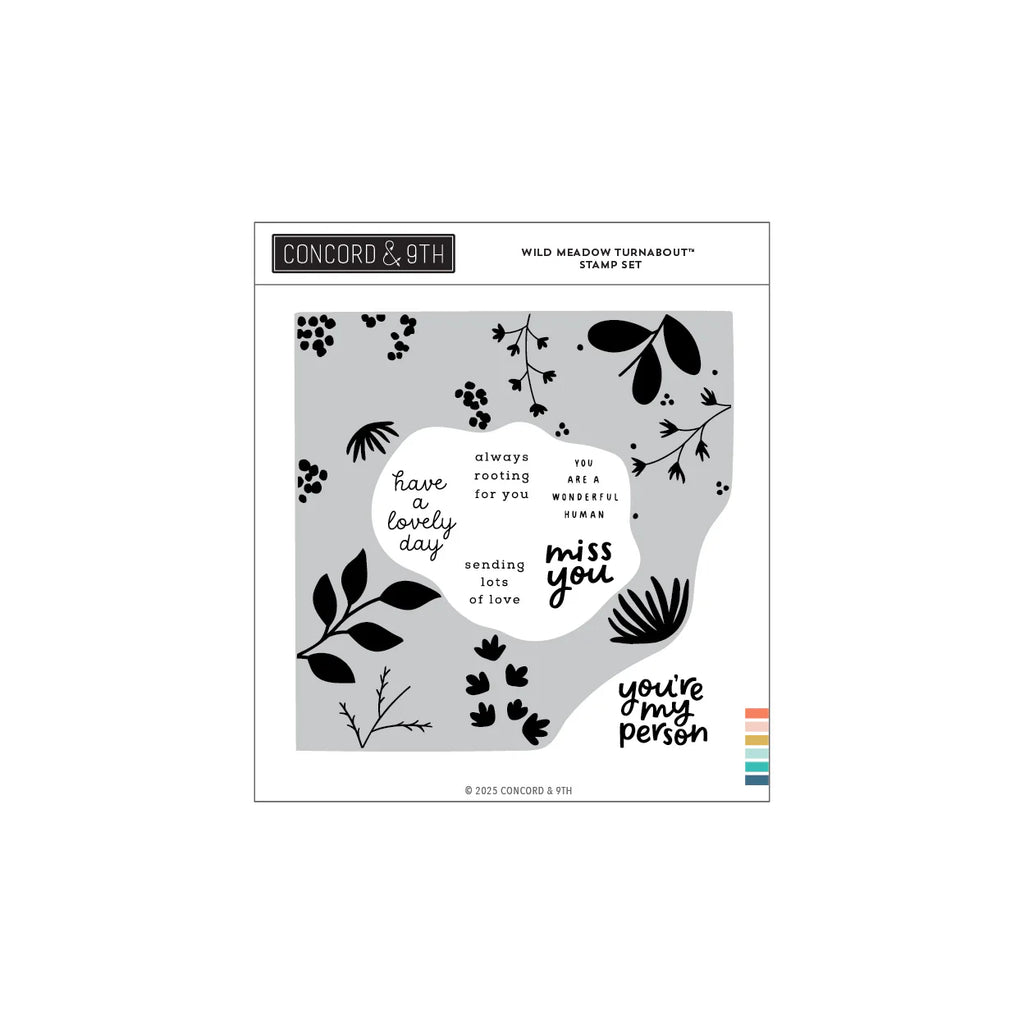 Wild Meadow Turnabout™ Stamp Set (6 x 6)