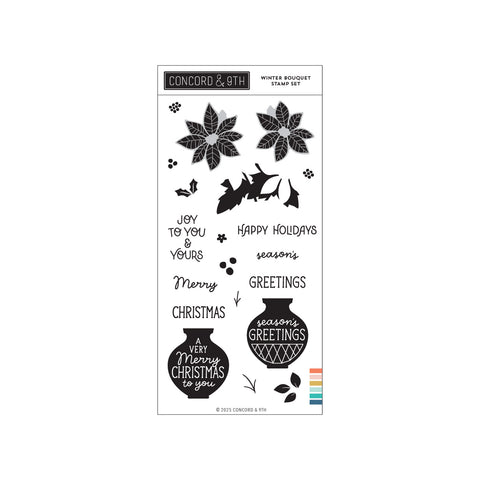 Winter Bouquet Stamp Set (6 x 6)