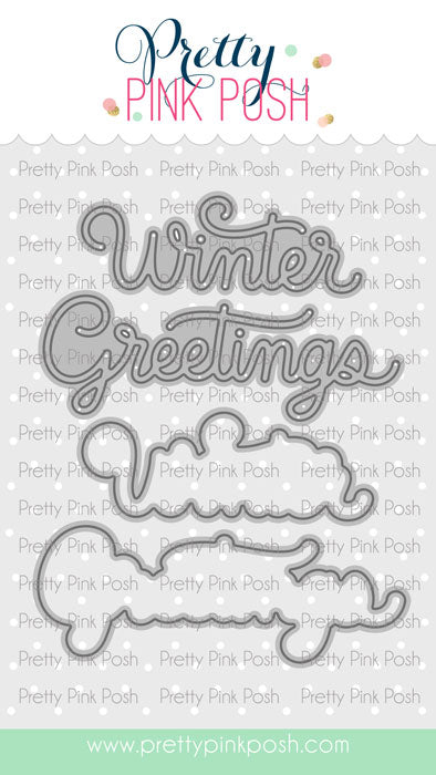 Winter Greetings Shadow Die