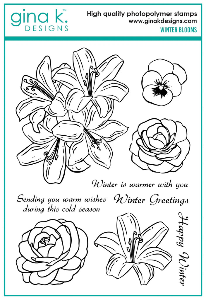 Winter Blooms Stamp Set