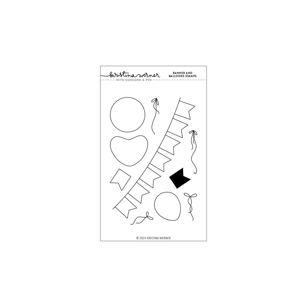 Banner and Balloons Stamp Set (4 x 6)