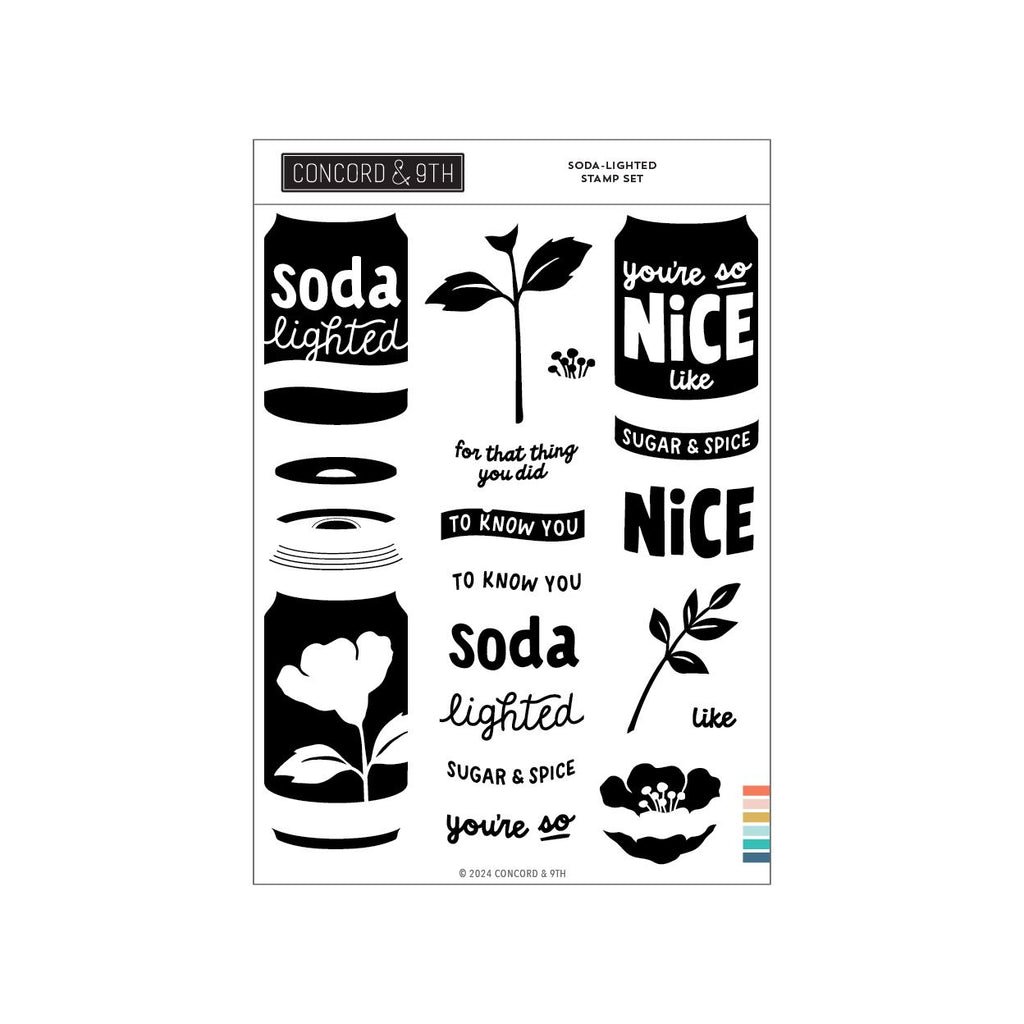 Soda-Lighted Stamp Set (6 x 8)