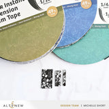 Black Instant Dimension Foam Tape - 1/16'' x 1'' x 15m