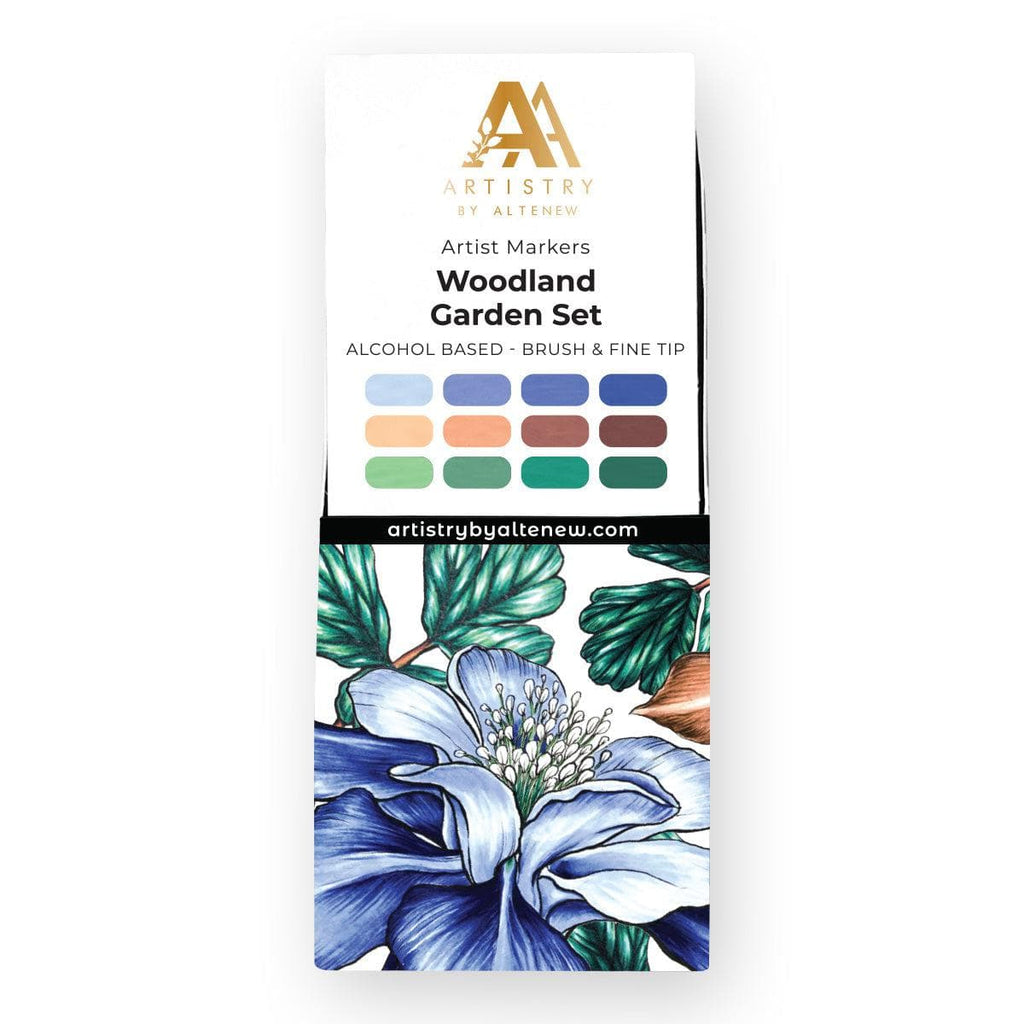 Woodland Garden Artist Alcohol Markers Set L