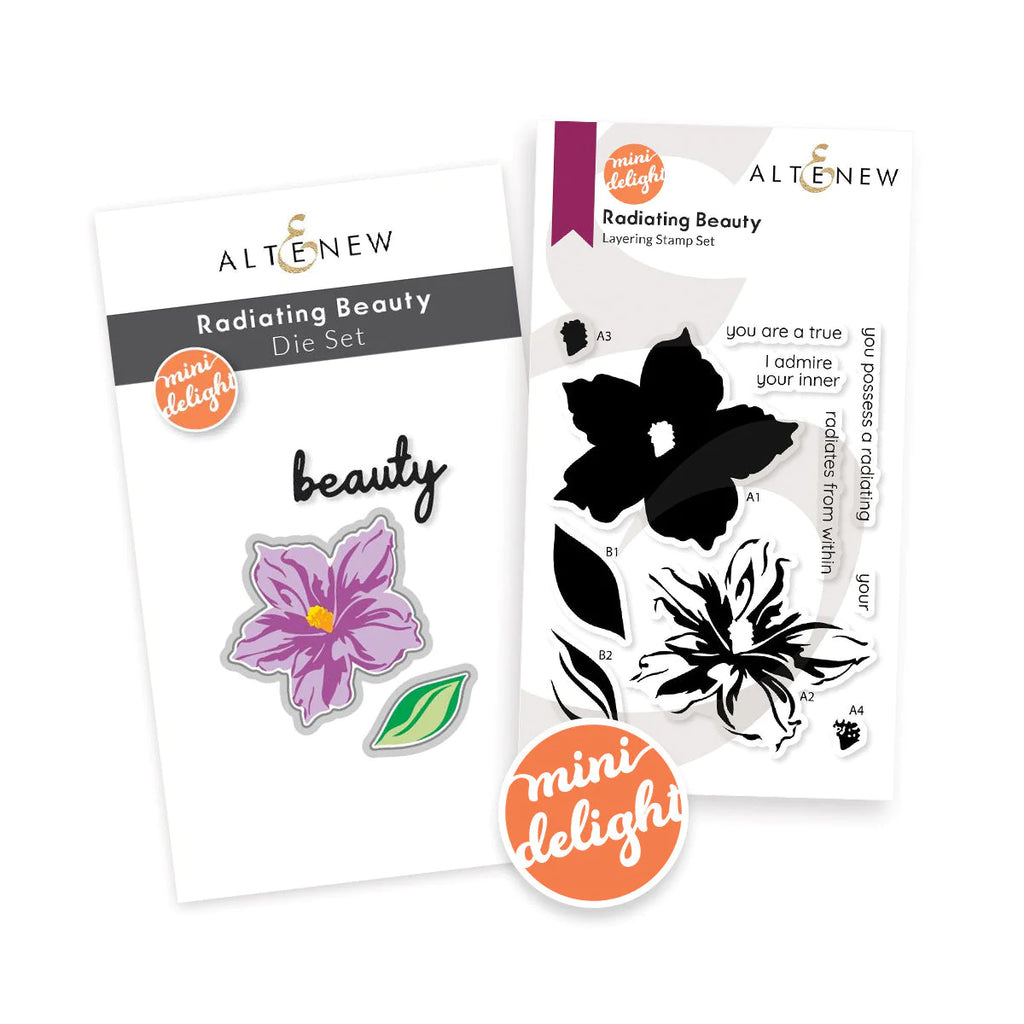 Mini Delight: Radiating Beauty Stamp & Die Set