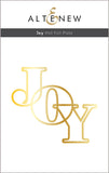 Joy Hot Foil Plate