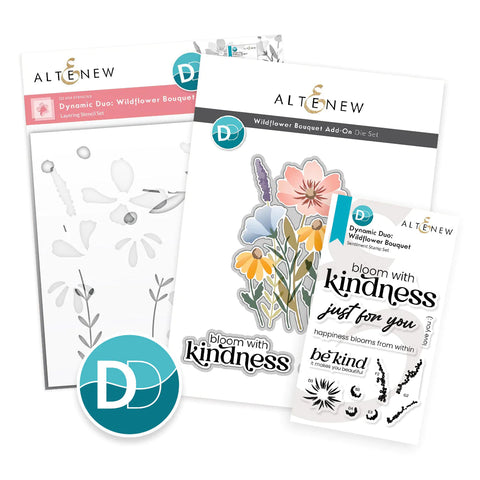 Dynamic Duo: Wildflower Bouquet & Add-on Die Bundle