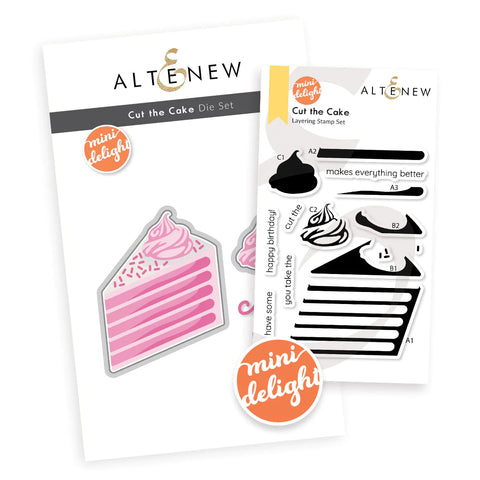 Mini Delight: Cut the cake Stamp & Die Set