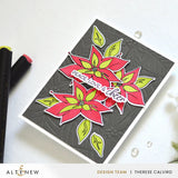 Linear Life: Poinsettias Stamp Set