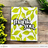 Playful Leaves 3D Embossing Folder