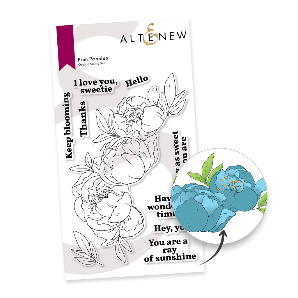 Prim Peonies Stamp Set