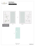 Sweet Bouquet Simple Coloring Layering Stencil Set 3 In 1