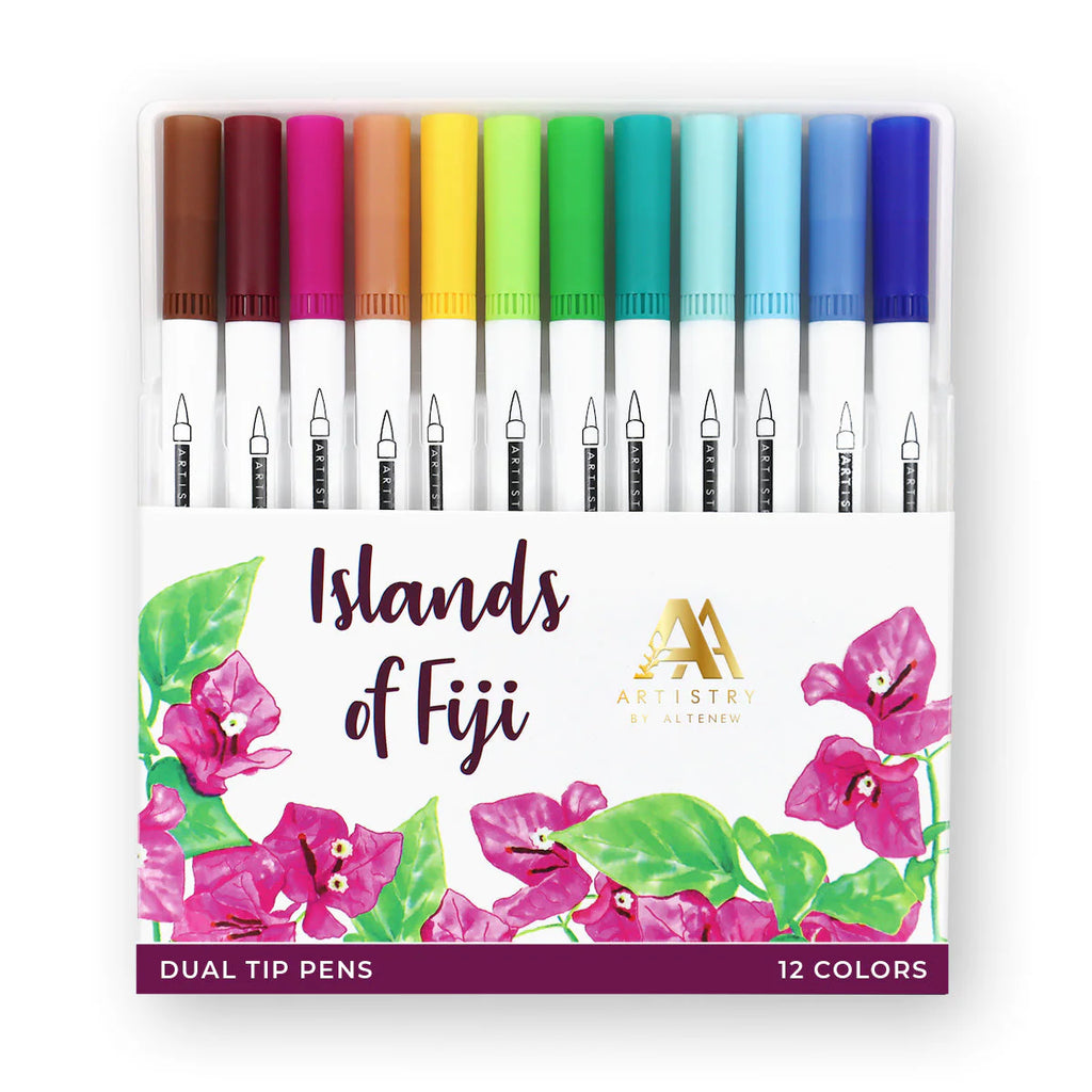 Islands of Fiji Dual Tip Pens (Water-based)