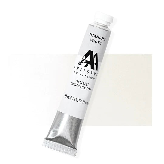 Artists' Watercolor Tube - Titanium White - (PW.6)*