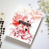 Inked Poppies Press Plate Set