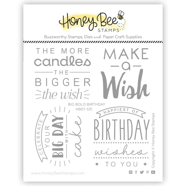 Big Bold Birthday 4x4 Stamp Set