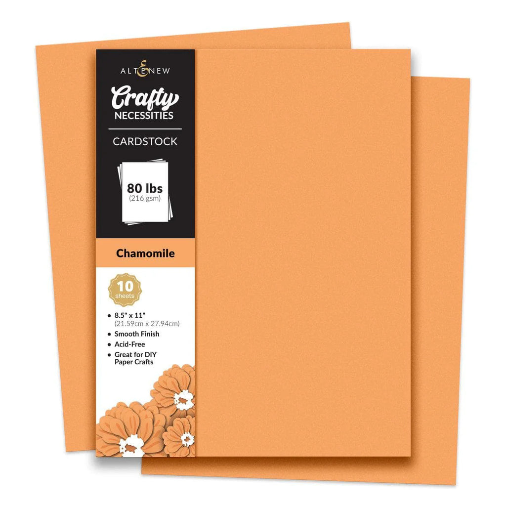 Crafty Necessities: Chamomile Cardstock (10 sheets/set)