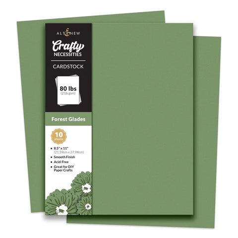 Crafty Necessities: Forest Glades Cardstock (10 sheets/set)