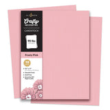 Crafty Necessities: Frosty Pink Cardstock (10 sheets/set)