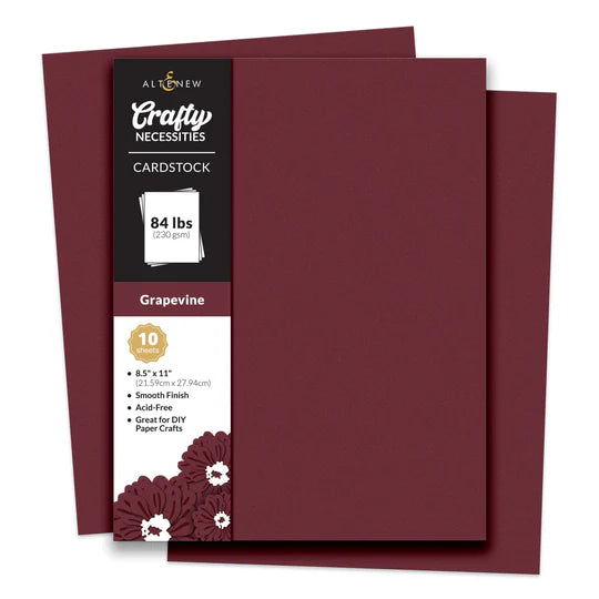 Crafty Necessities: Grapevine Cardstock (10 sheets/set)