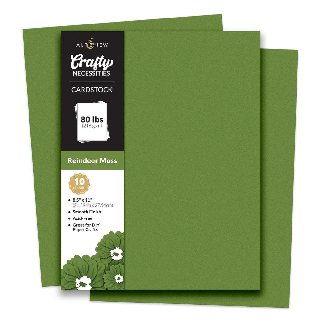 Crafty Necessities: Reindeer Moss Cardstock (10 sheets/set)