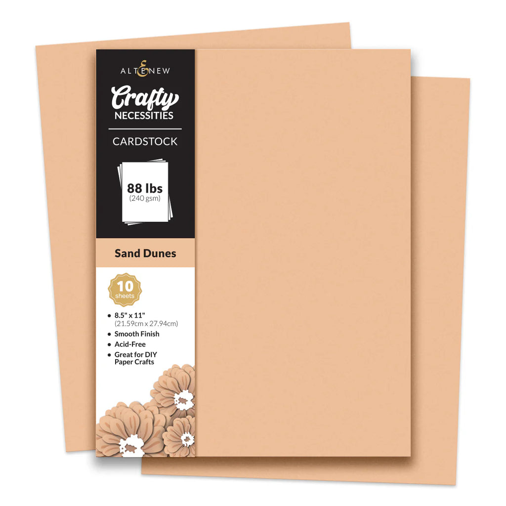 Crafty Necessities: Sand Dunes Cardstock (10 sheets/set)