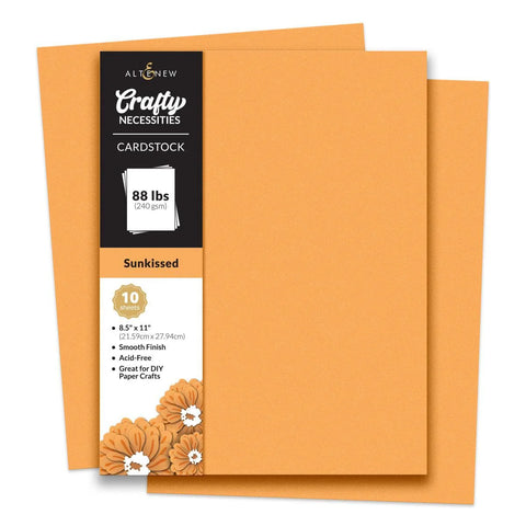 Crafty Necessities: Sunkissed Cardstock (10 sheets/set)