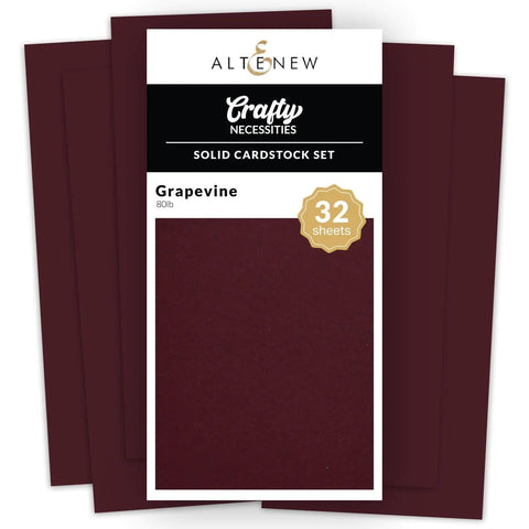 Solid Cardstock Set - Grapevine (32 sheets/set)