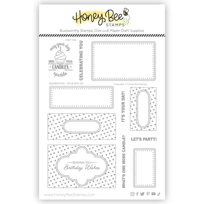 Celebration - VGCB Add-On 6x8 Stamp Set