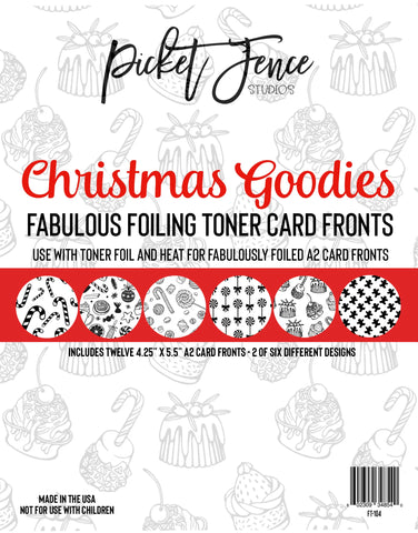 Fabulous Foiling Toner Card Fronts (12 pk)-Christmas Goodies