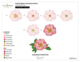 Craft-A-Flower: Coral Charm Peony Layering Die Set
