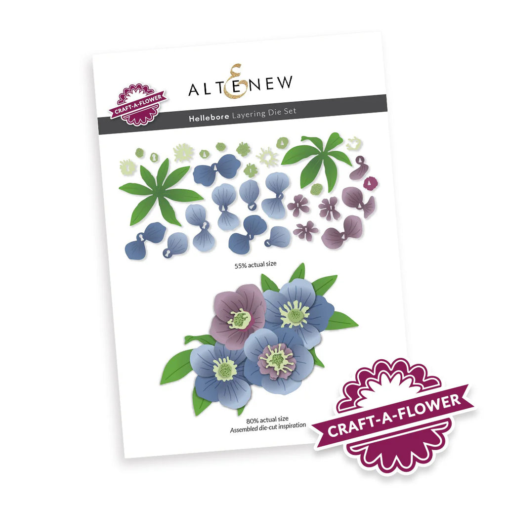 Craft-A-Flower: Hellebore Layering Die Set