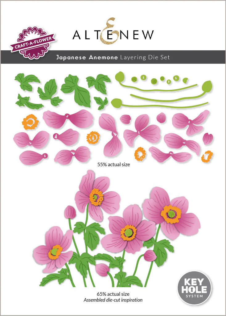 Craft-A-Flower: Japanese Anemone Layering Die Set