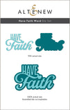 Have Faith Word Die Set