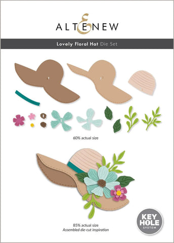 Lovely Floral Hat Die Set