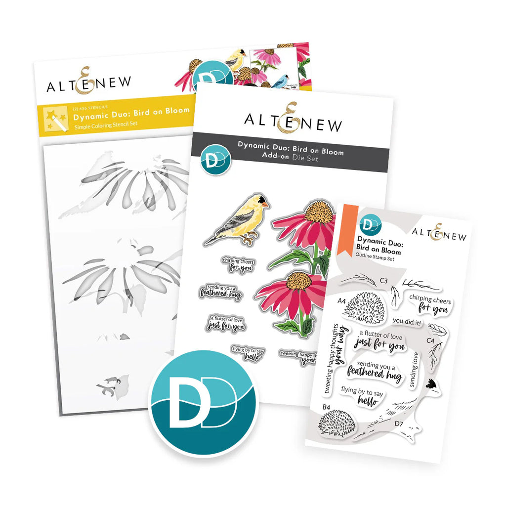 Dynamic Duo: Bird on Bloom & Add-on Die Bundle